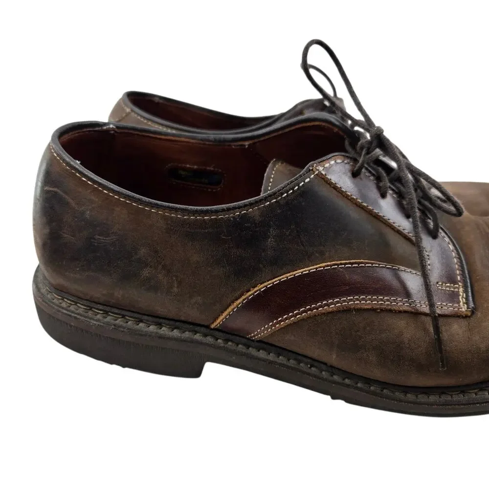 Allen Edmonds Berkshire Welted Brown Leather Derby Comfort‎ Shoes Men's US 9 D